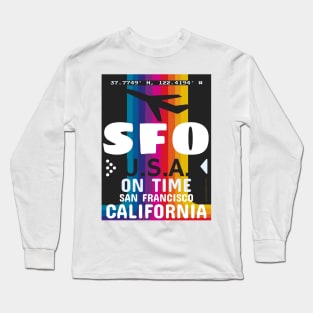 SFO airport disco hi-tech 28092021 Long Sleeve T-Shirt